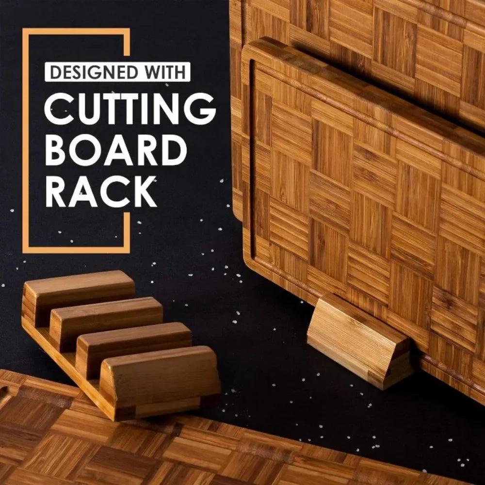 Large Bamboo Cutting Boards, (Set of 3)