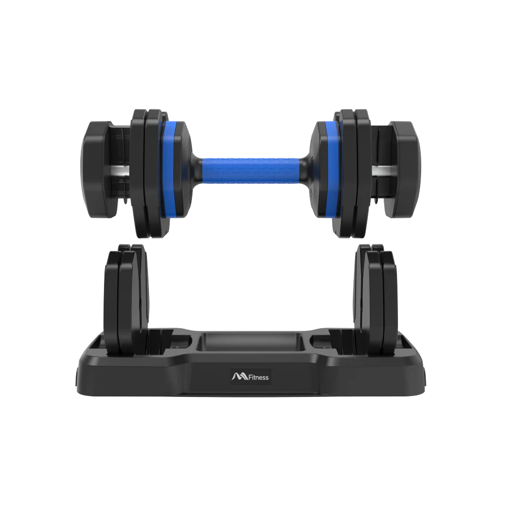 Adjustable Dumbbell - 55lb X2 Set of 2 Fast Adjust Fitness