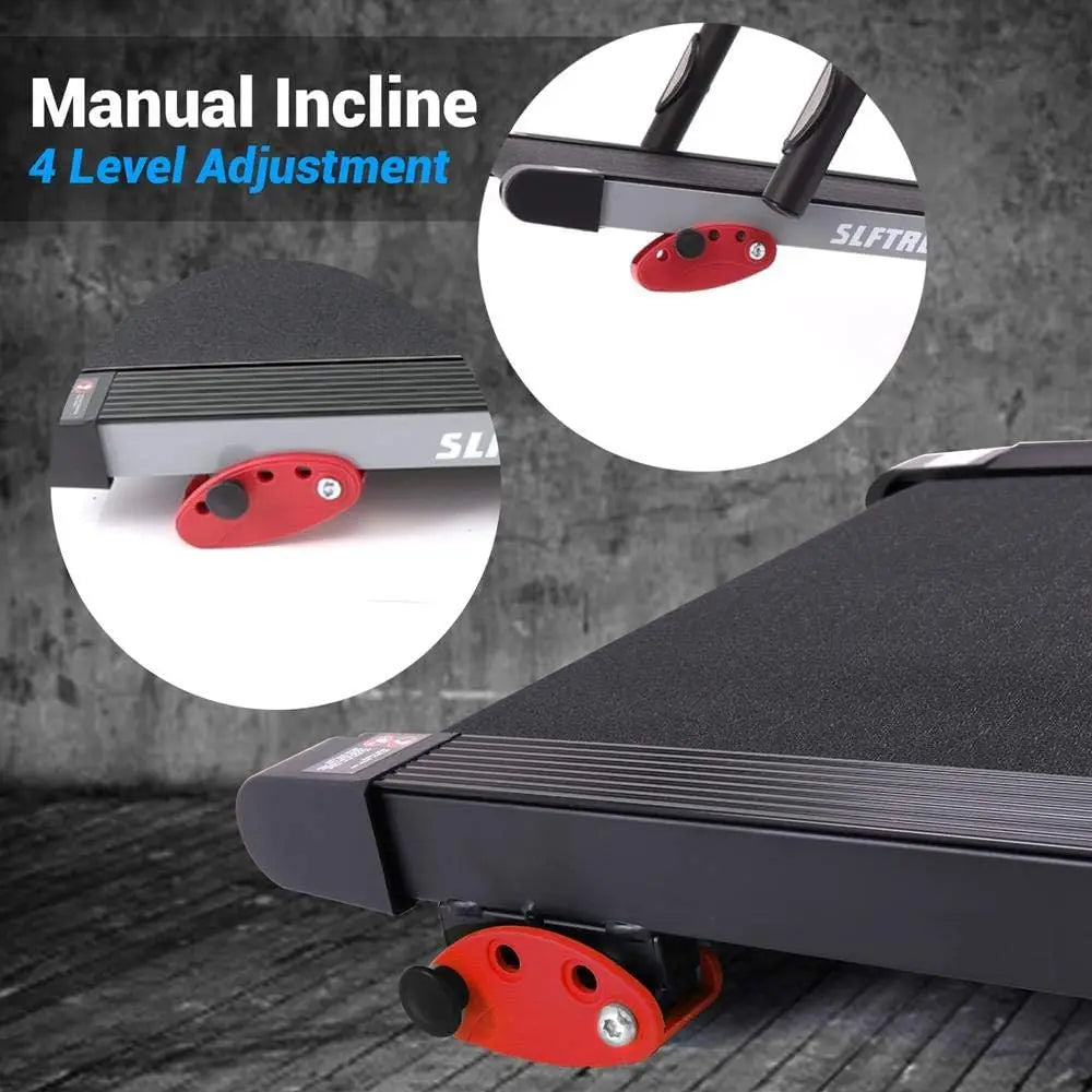 Smart Compact Digital Fitness Treadmill Trainer w/Bluetooth