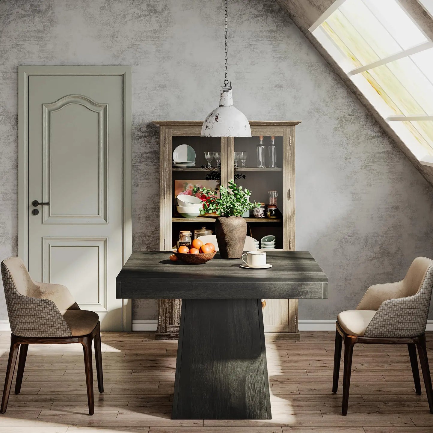 Tribesigns Square Dining Table for 4 - Modern Wooden Design