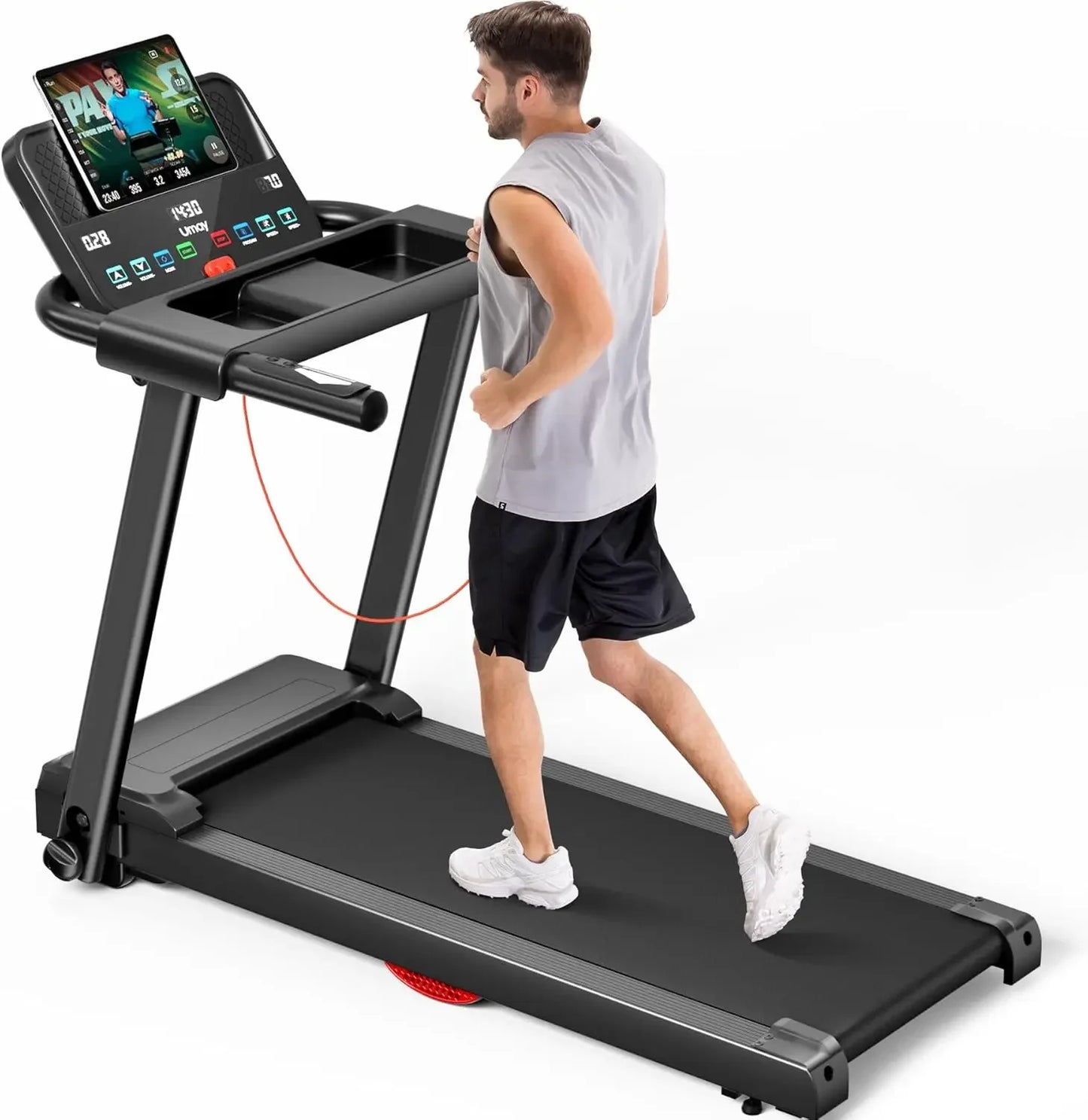 Treadmills for Home, 3.0HP Quiet Folding Treadmill