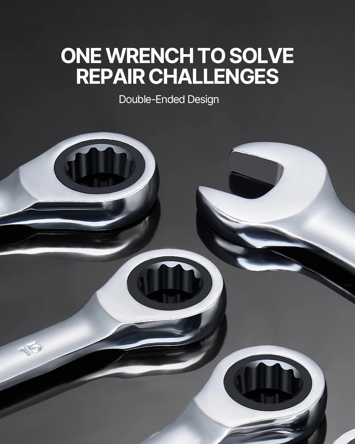 VEVOR 8/16PCs Combination Wrench Set