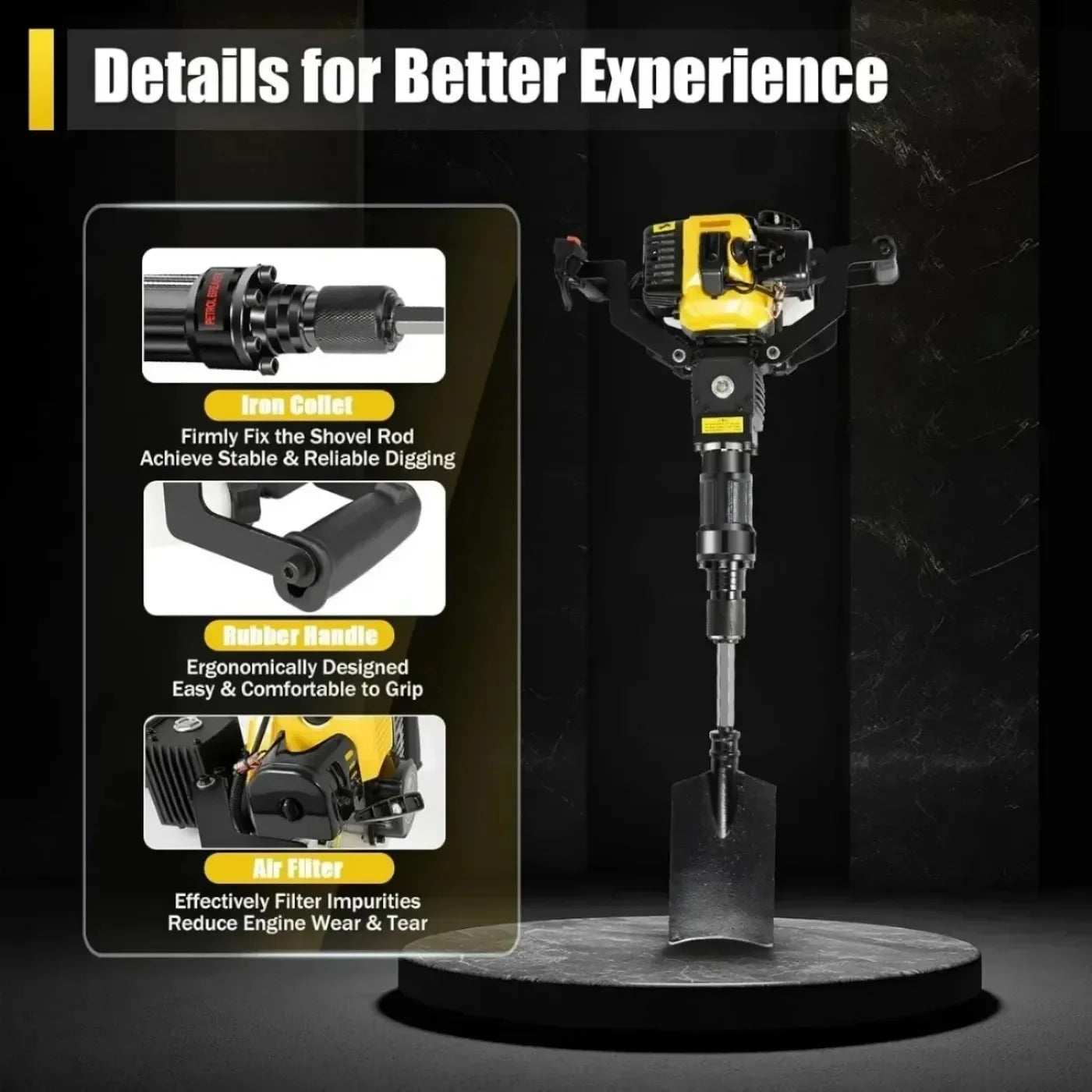 52cc 2 Stroke Portable Excavator Garden Tree Digge