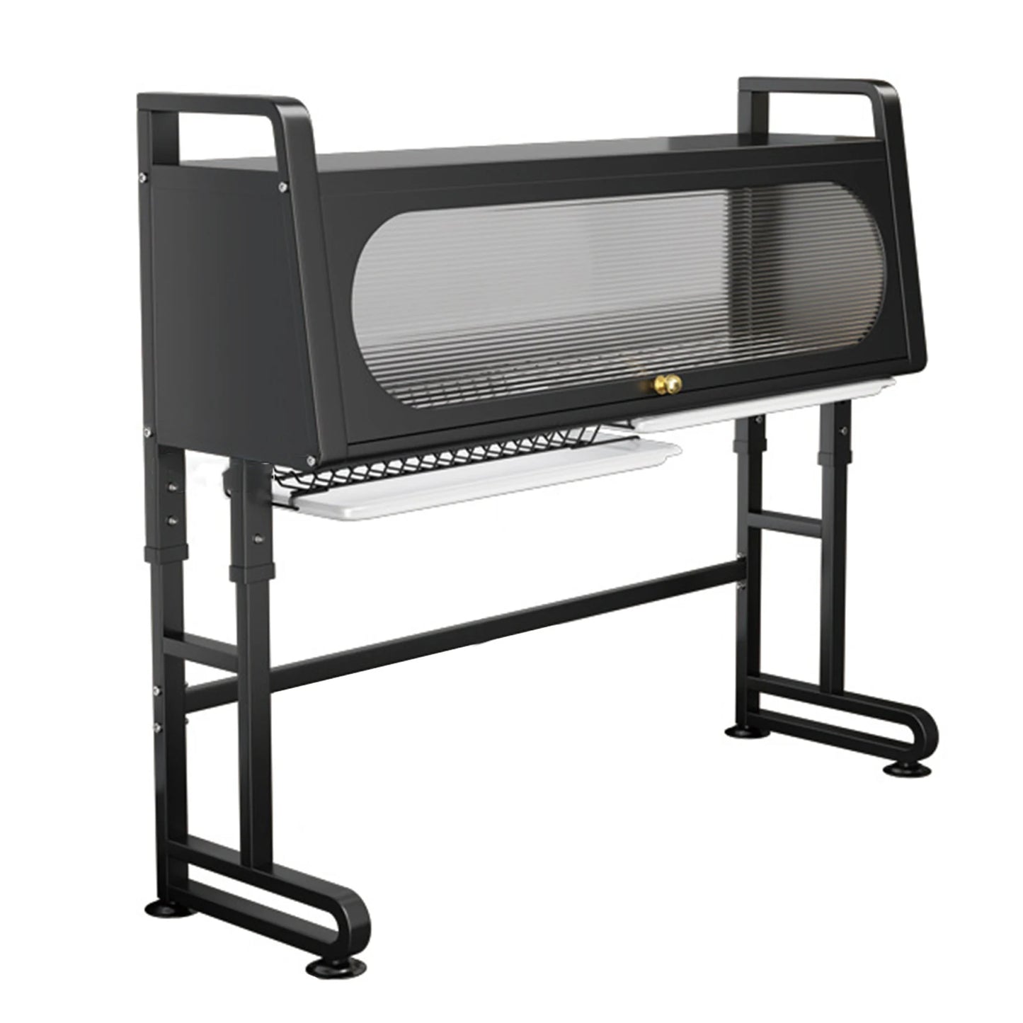 Kitchen Sink Storage Shelf with Cabinet Door Height Adjustable