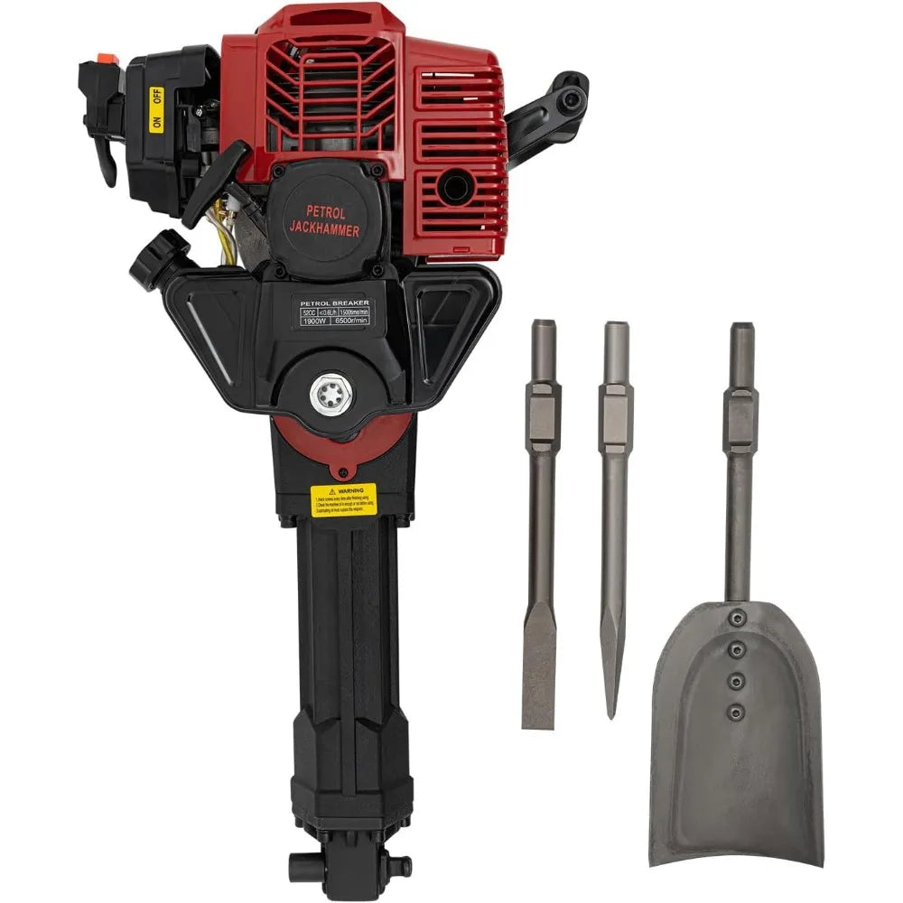 Handheld Trencher Digger Machine 2-Stroke 52CC Gas Powered