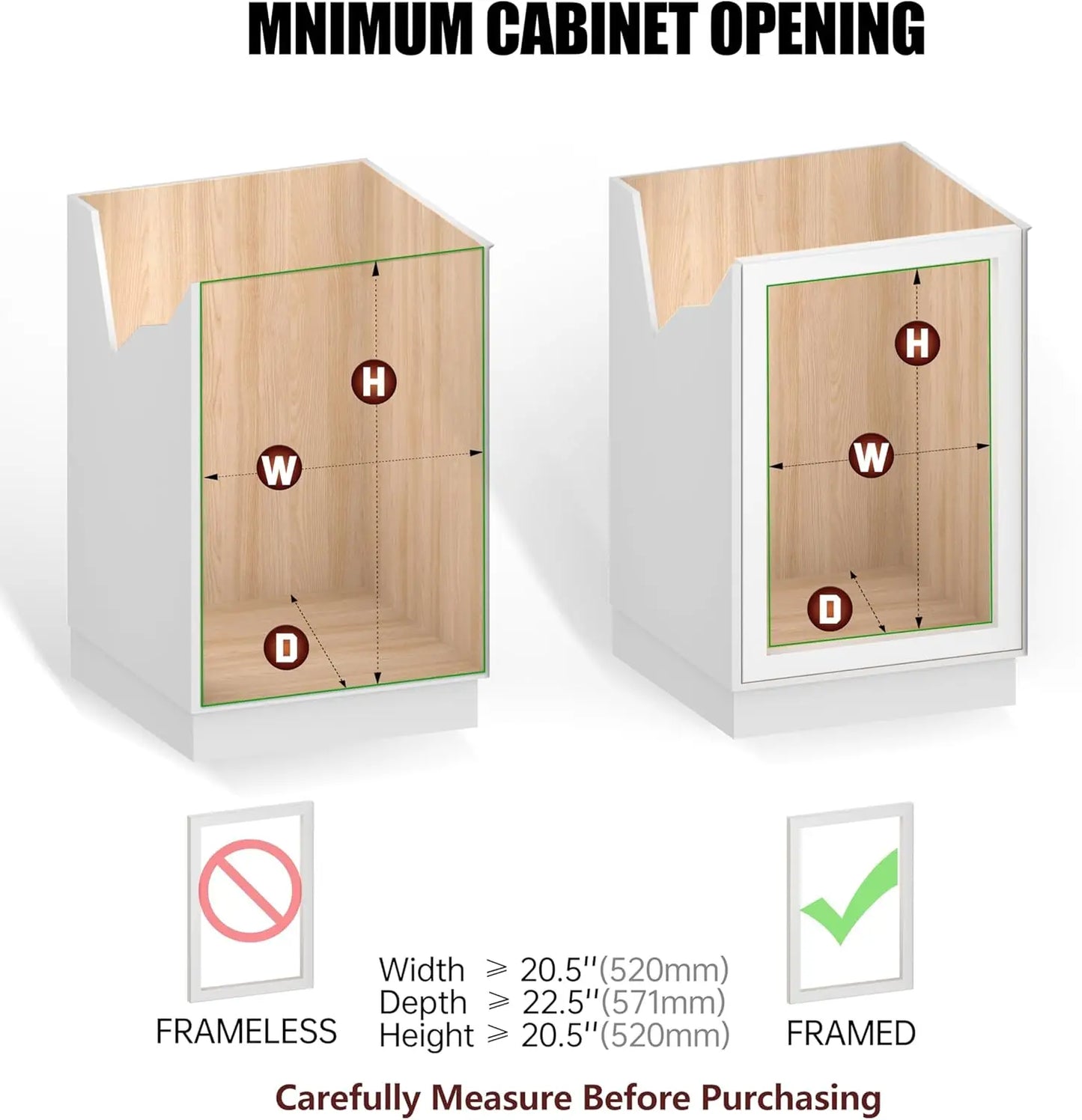 2-Tier Cabinet Pull Out Shelves 20 W x 22 D Kitchen Organizer
