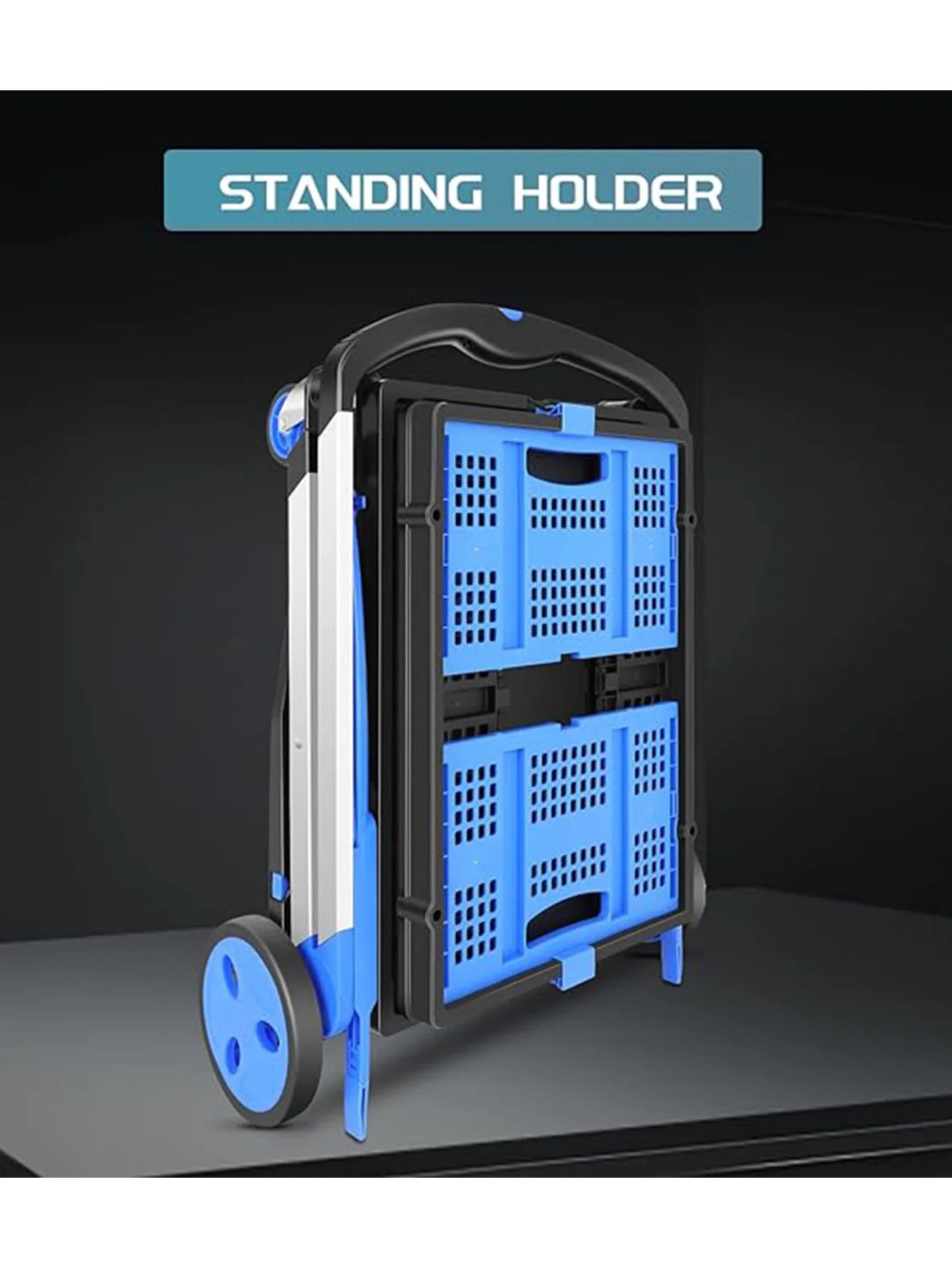 Collapsible Utility Cart,Multi Use Functional Shopping Carts