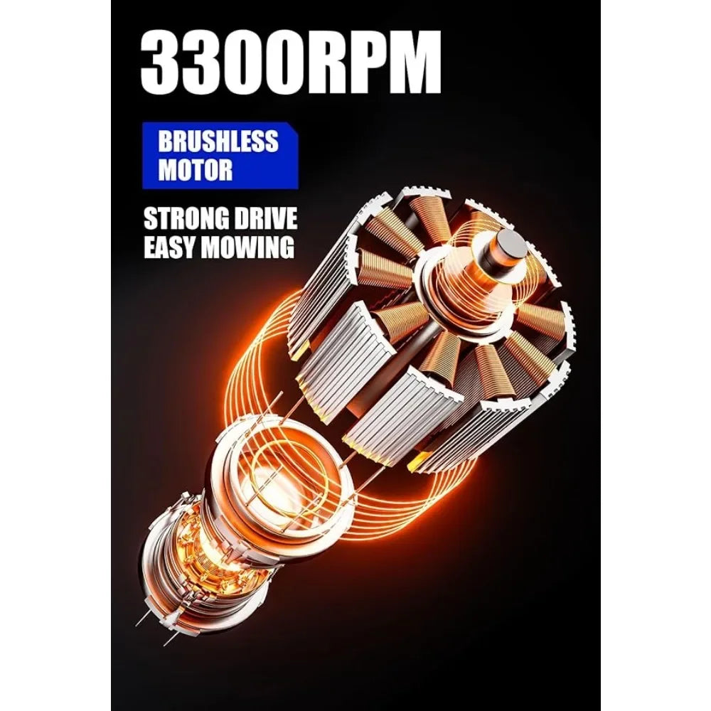 40V Brushless 21 Inch Cordless Self-propelled Lawn Mower