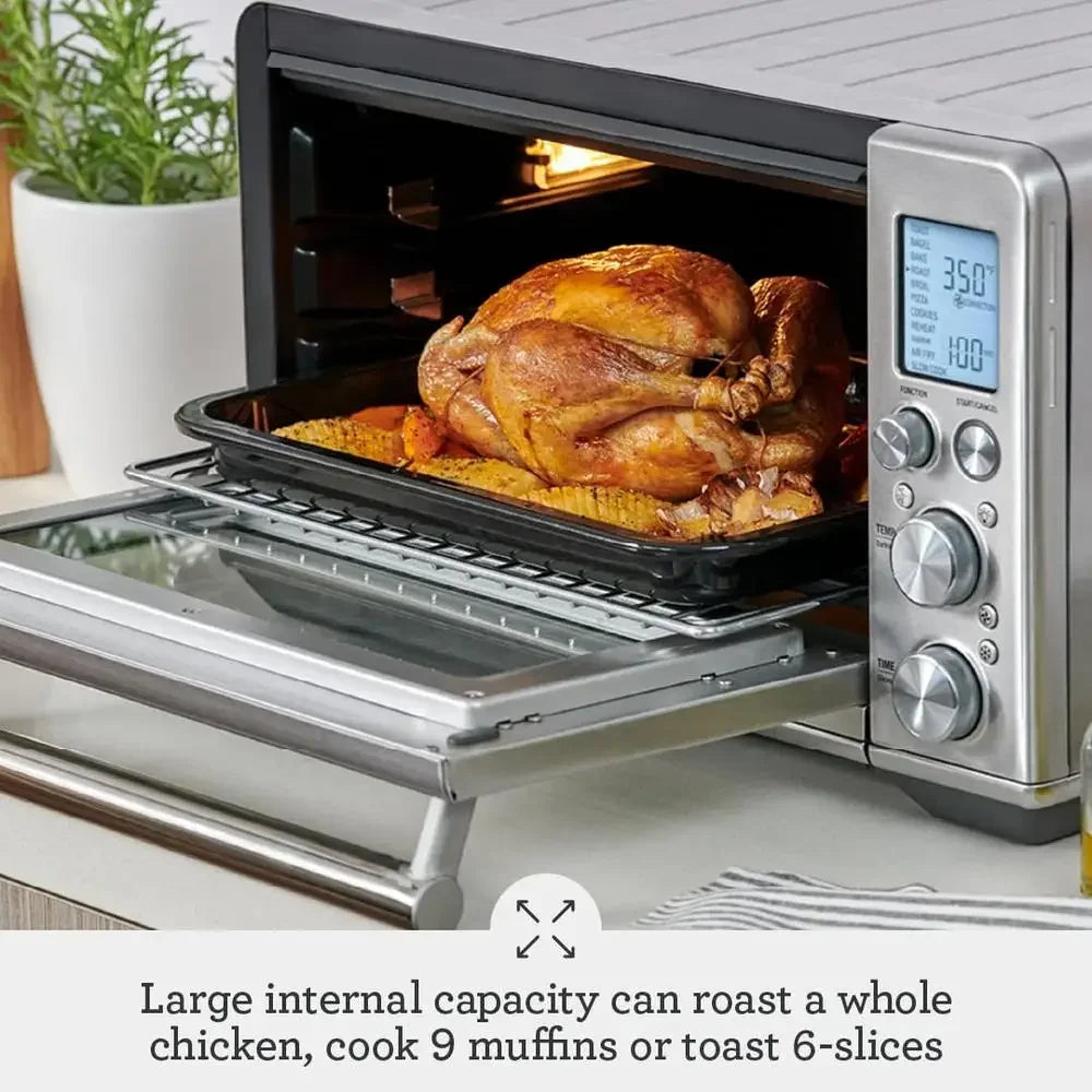 Smart Oven Air Fryer Convection Oven 11 Cooking Functions Super Convection Technology Element iQ Temperature Control Kitchen