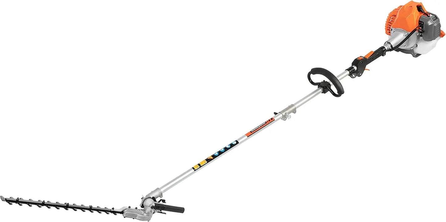 Powerful 42.7cc 5 in 1 Multi Functional Trimming Tools,Gas Hedge Trimmer,Weed Eater,String Trimmer, Brush Cutter