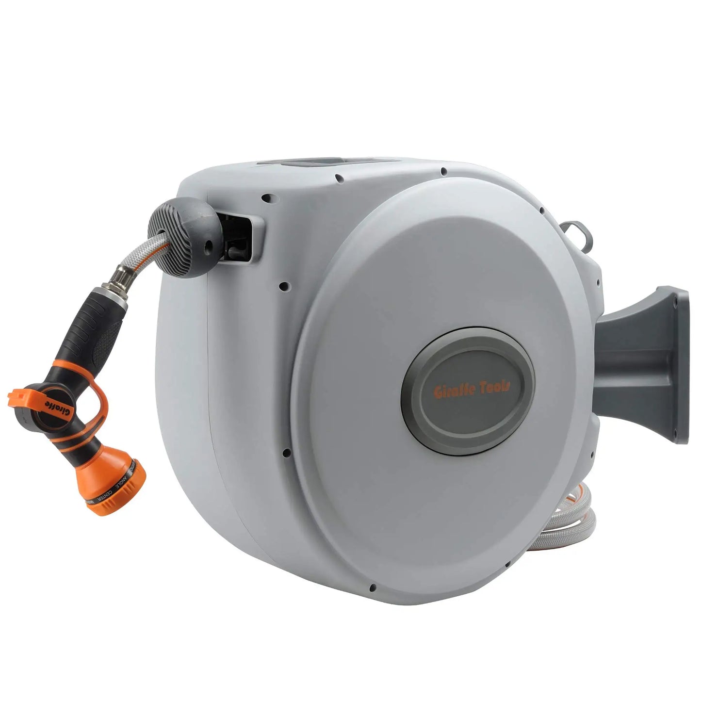 Giraffe Tools CW20 Retractable Garden Hose Reel 5/8" x 65 ft Heavy Duty Water Hose Reel