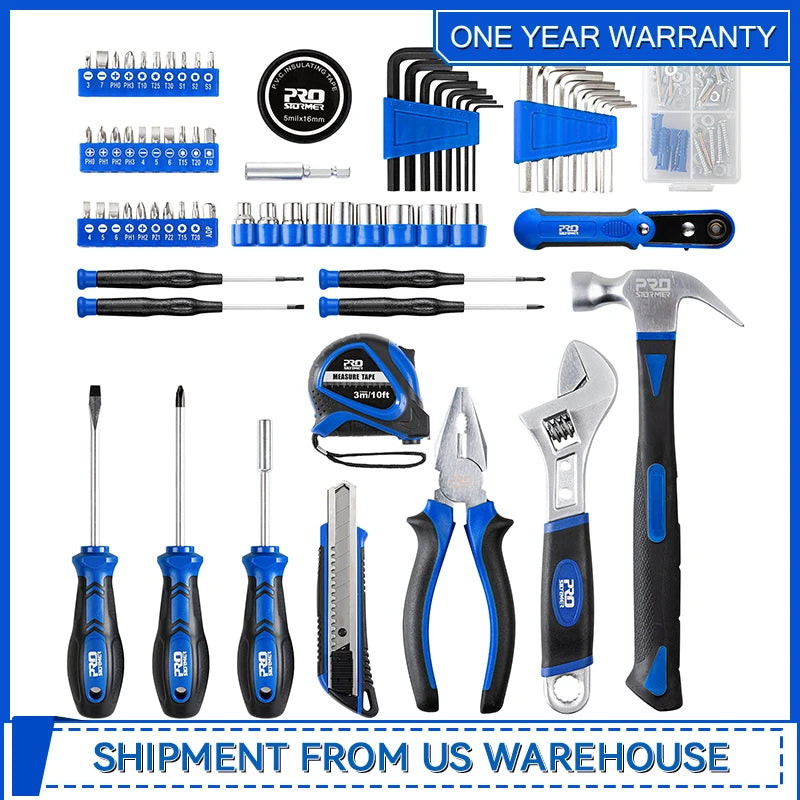 160-Piece Portable Tool Kit Home Repair Tool Set