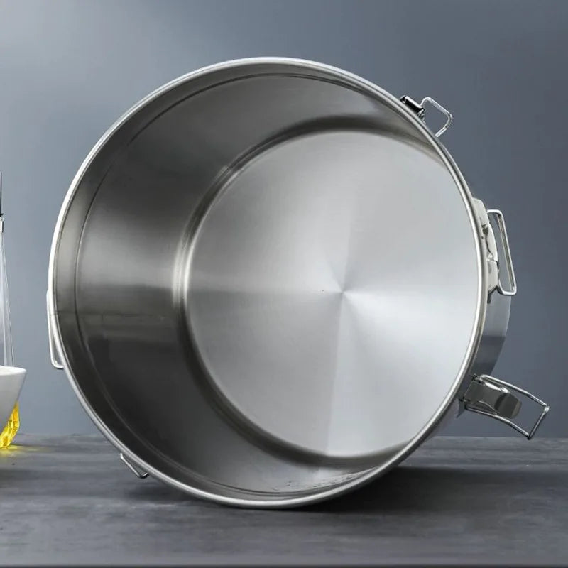 33L Food Storage Containers Airtight Canister Stainless Steel