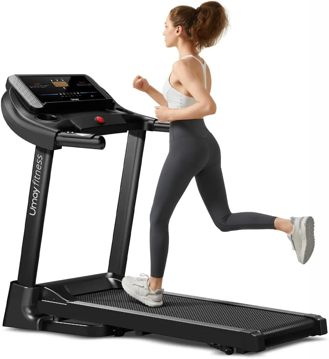 Fitness Home Auto-Folding Incline Treadmill 300 lbs Capacity