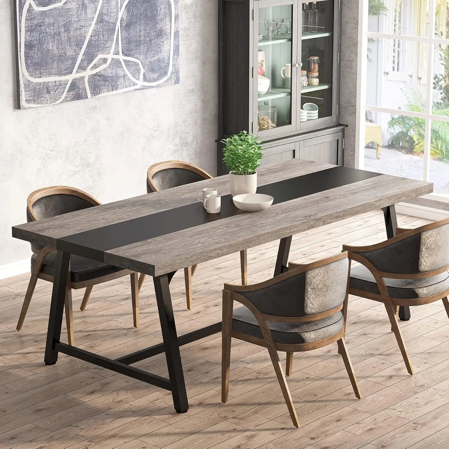 Tribesigns Dining Table for 8 People, 70.87-inch