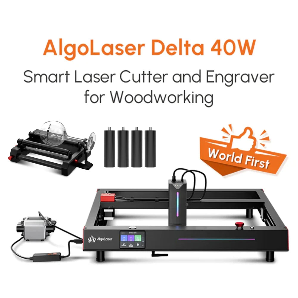 High Power AlgoLaser Delta 40W Diode Laser Engraver Laser Engraver Cutter Wifi Air Engraving