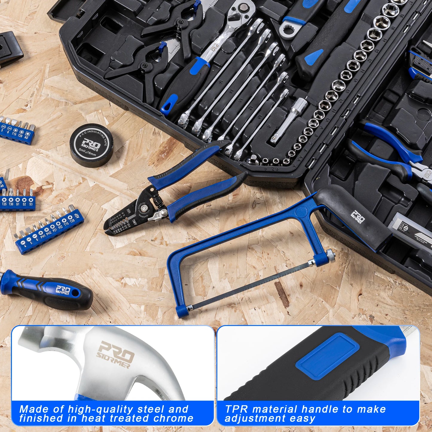 259 PCS Ratchet Wrench Hand Tools Set Combination
