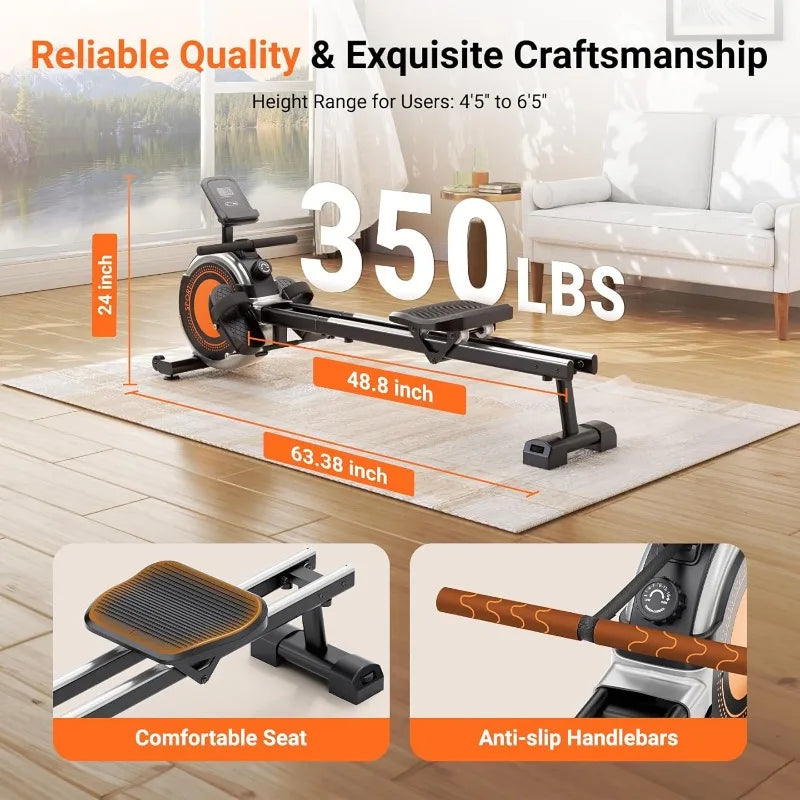 Dripex Rowing Machines for Home Use Max 350 LBS Rower