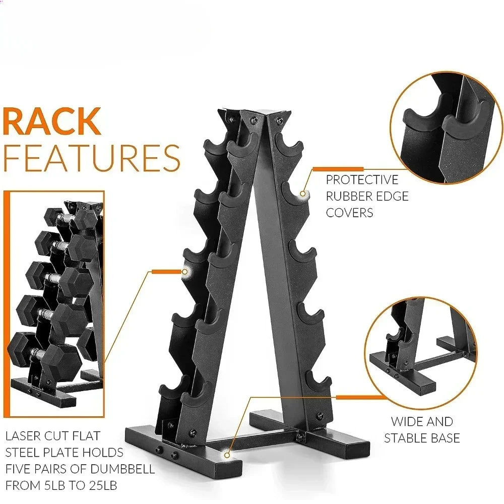 Dumbbell Dumbbell Set With Rack 150lbs And 210lbs Options