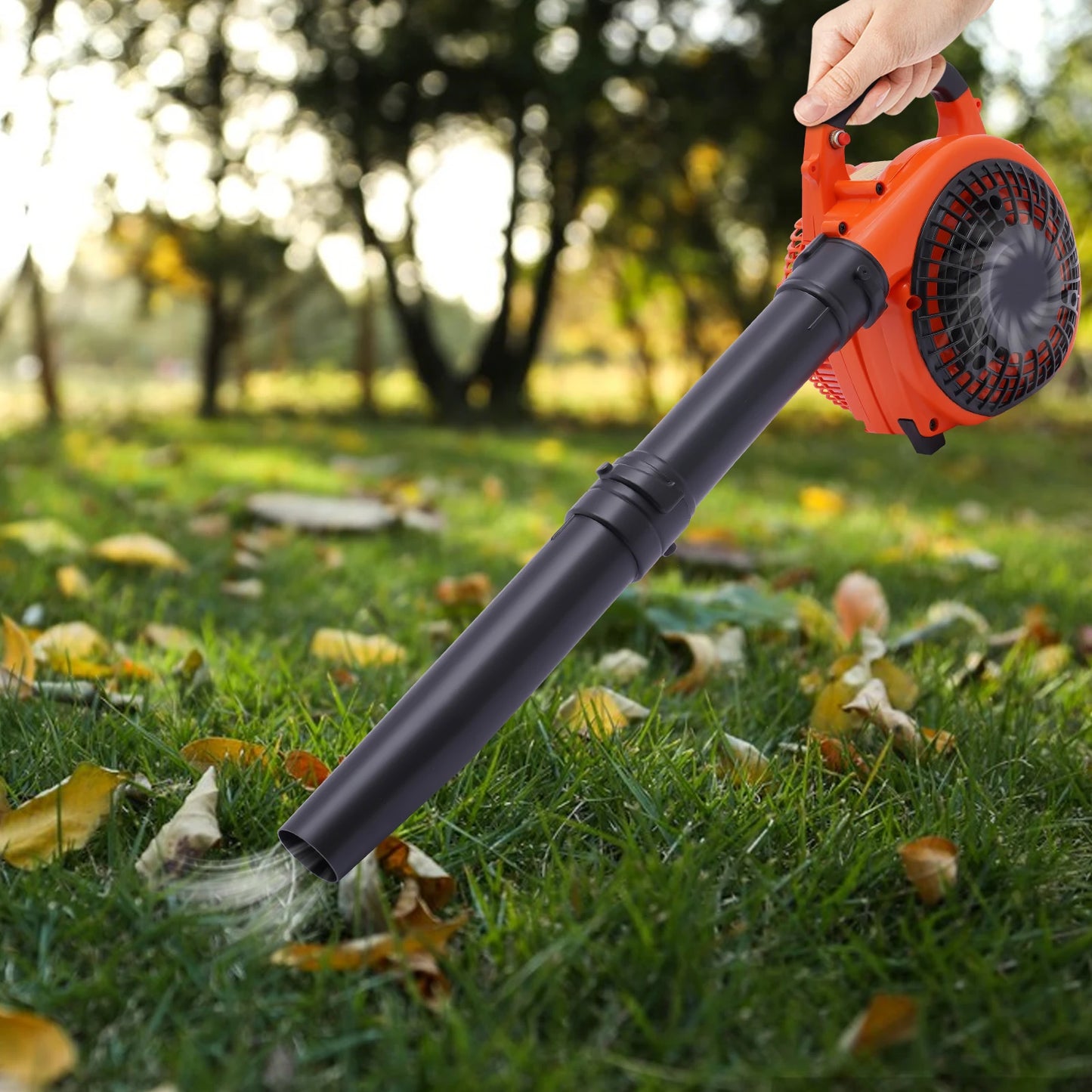 Gas Leaf Blower 25.4CC 2-Stroke 4.59ft³/h Commercial Handheld Gas Leaf Blower