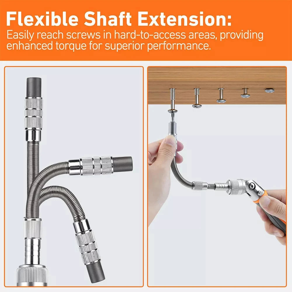 Labor-Saving Ratchet Screwdriver Set