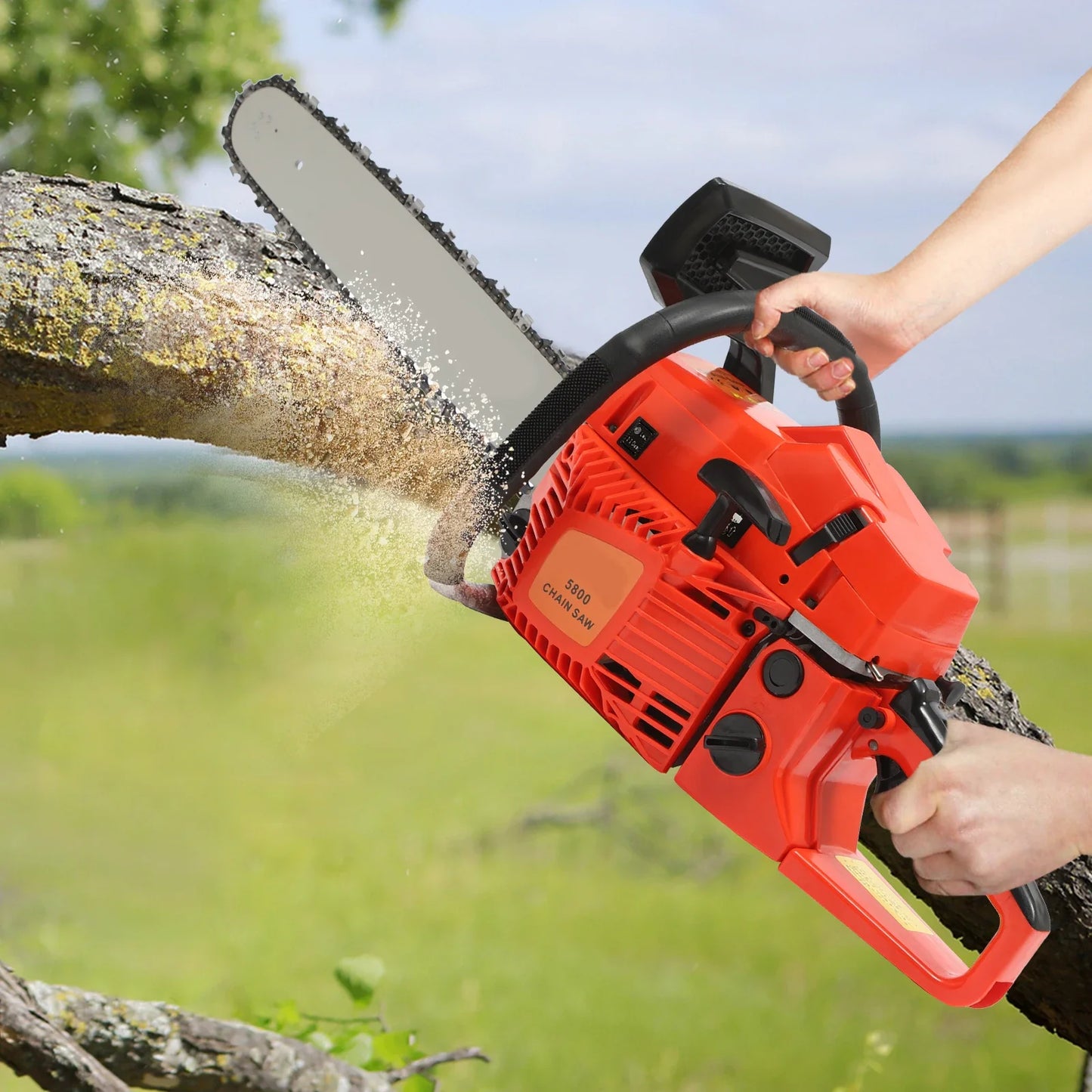 Petrol Chainsaw 20/22 inch 52cc Professional Power Chain Saws