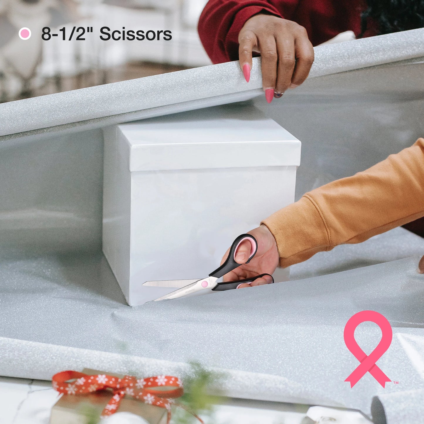 WORKPRO Pink Tool Kit, 263-Piece Home Repairing Tool Set