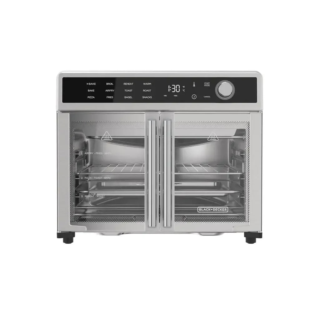 Crisp N Bake Air Fryer Toaster Oven 12 in 1 Convection Kitchen Appliance Fast Cooking Large Capacity Multi Function Cooking