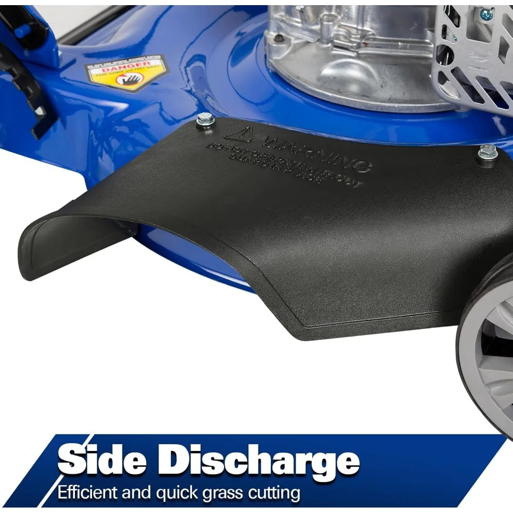 Gas Lawn Mower 20 inch, 144cc 4-Cycle OHV Engine Lawnmower, 8 Adjustable Cutting Heights