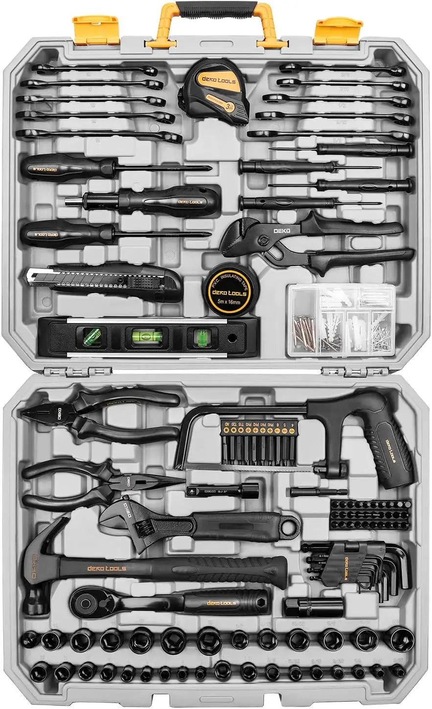 DEKO 218-Piece General Household Hand Tool kit