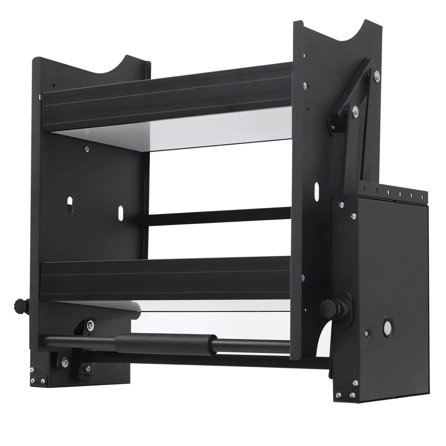 2 Tier Pull Out Cabinet Shelf Drop Down Kitchen Storage Rack