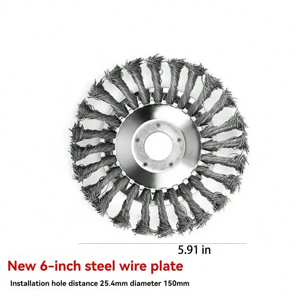 Unbreakable Wired Trimmer Blade, Wire Wheel