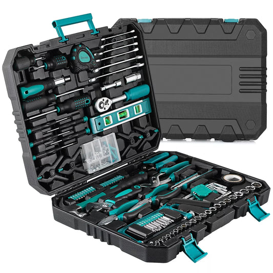 Home Repair Tool Kit - 198 Piece General Home/Auto Repair Tool Set