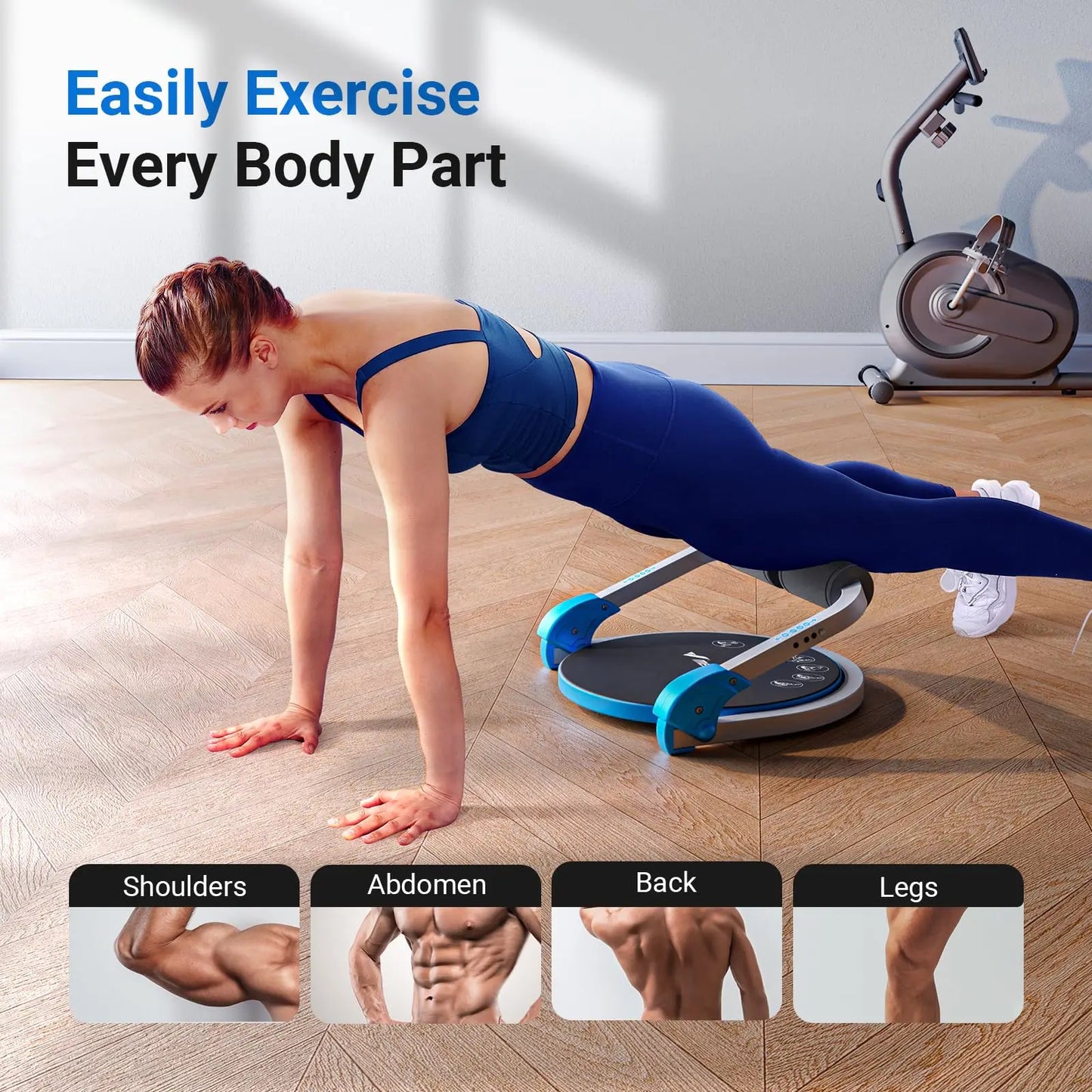 MERACH AB Workout Equipment Adjustable Resistance Sit Up Machine