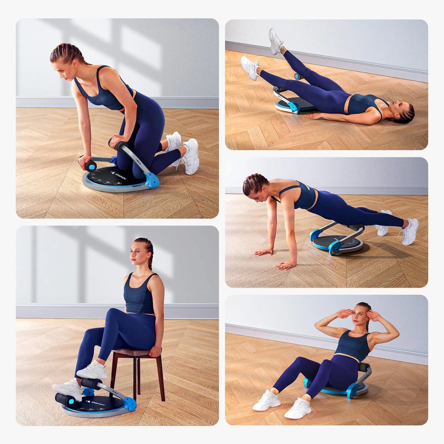 MERACH AB Workout Equipment Adjustable Resistance Sit Up Machine