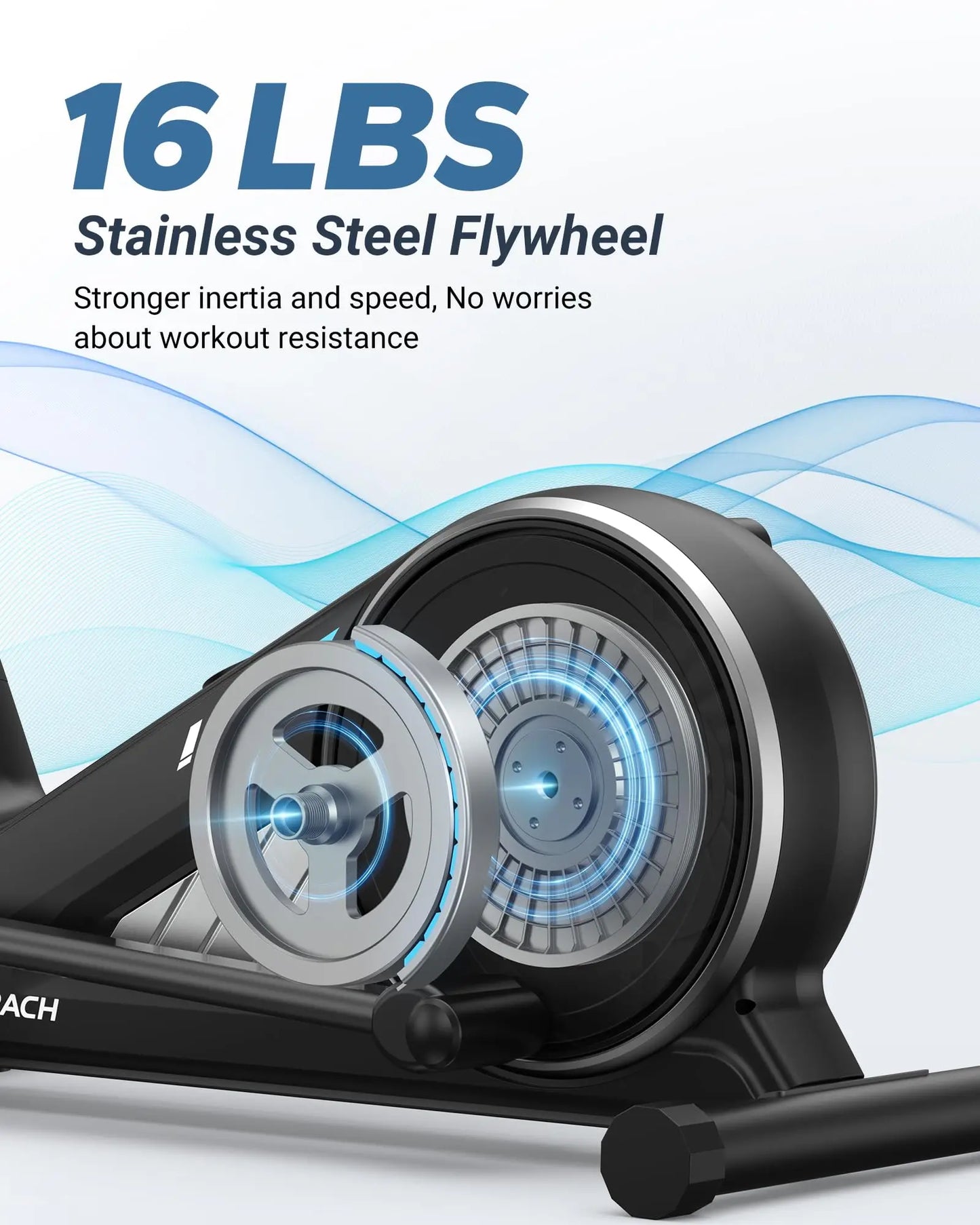 MERACH Elliptical Machine Home Hyper-Quiet Magnetic Drive