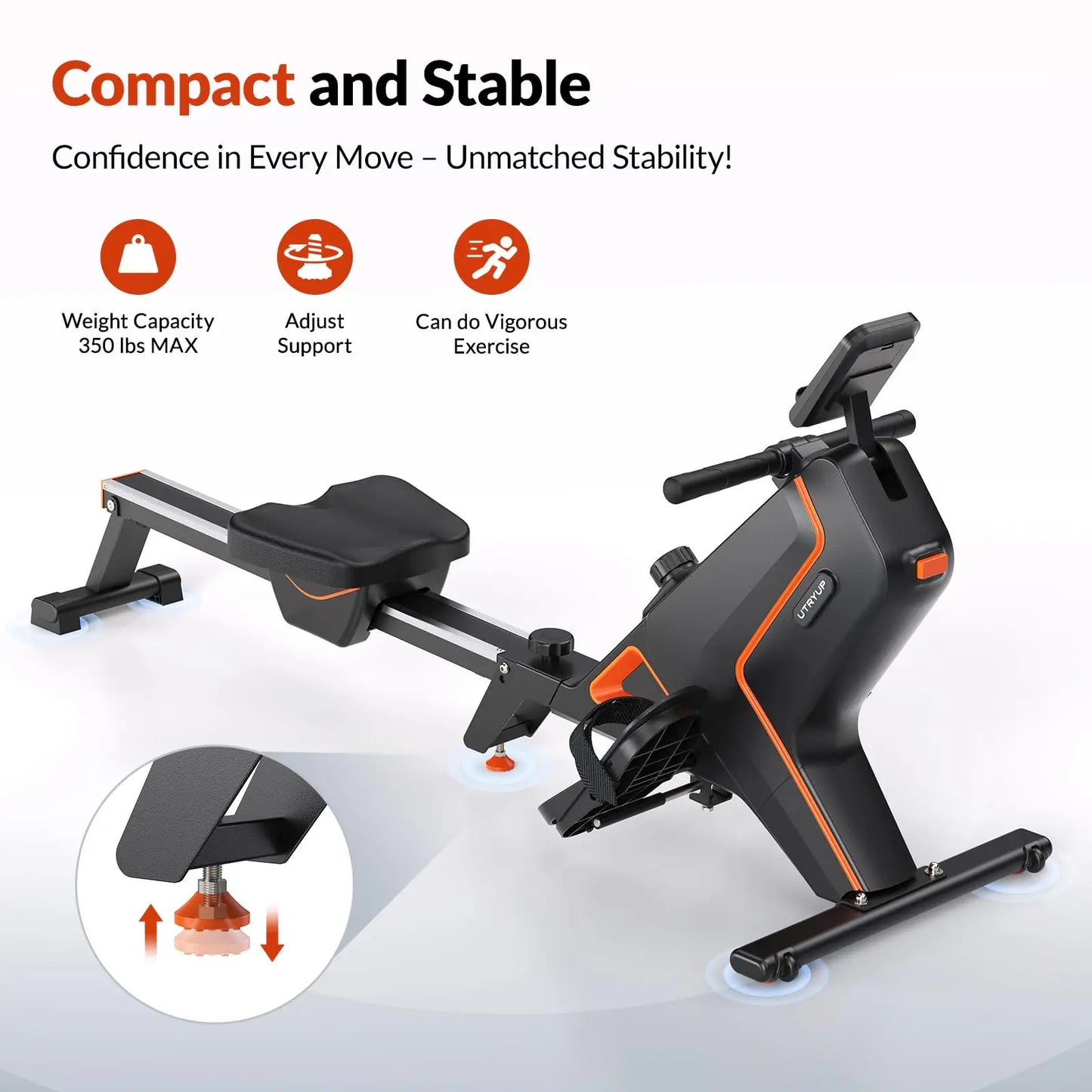 UTRYUP Magnetic Rowing Machines R05 R10 Foldable Home Gym