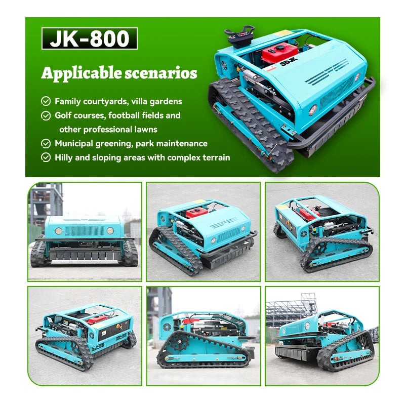 Mini remote control lawn mower robot 80 cm 100 cm fixed remote control lawn mower