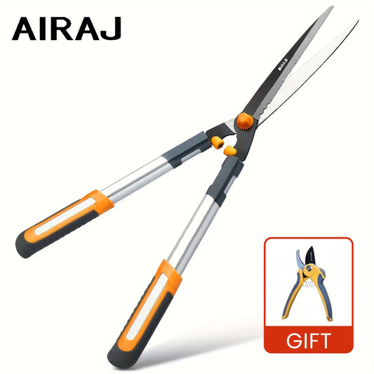 AIRAJ Hedge Shear Durable  ，Which Used in Farms,Fruit Trees,Flowers and Other Home Garden Scissors Multi-Category Hand Tools