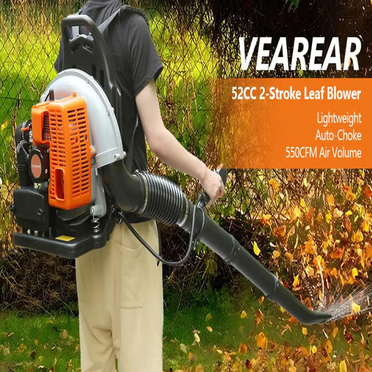 Leaf Blower Two-Stroke Backpack Gasoline Blower High-Power