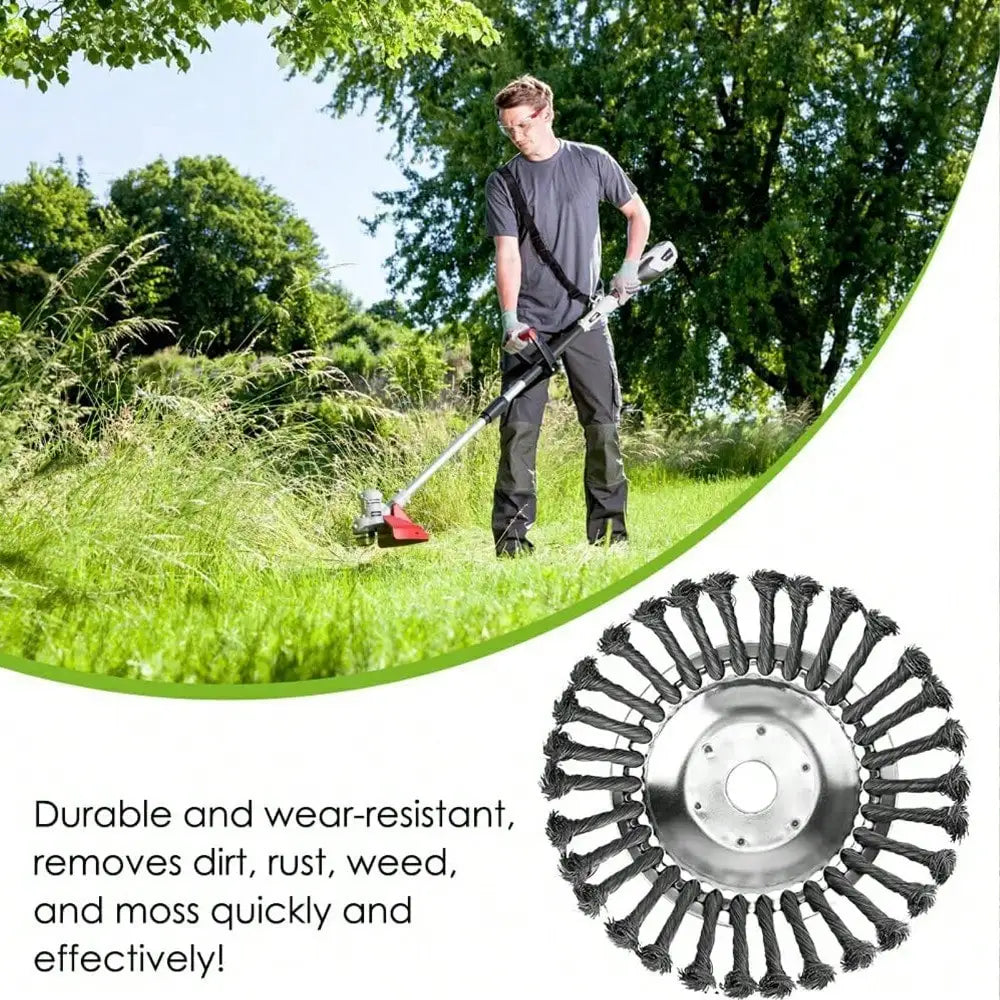 Unbreakable Wired Trimmer Blade, Wire Wheel