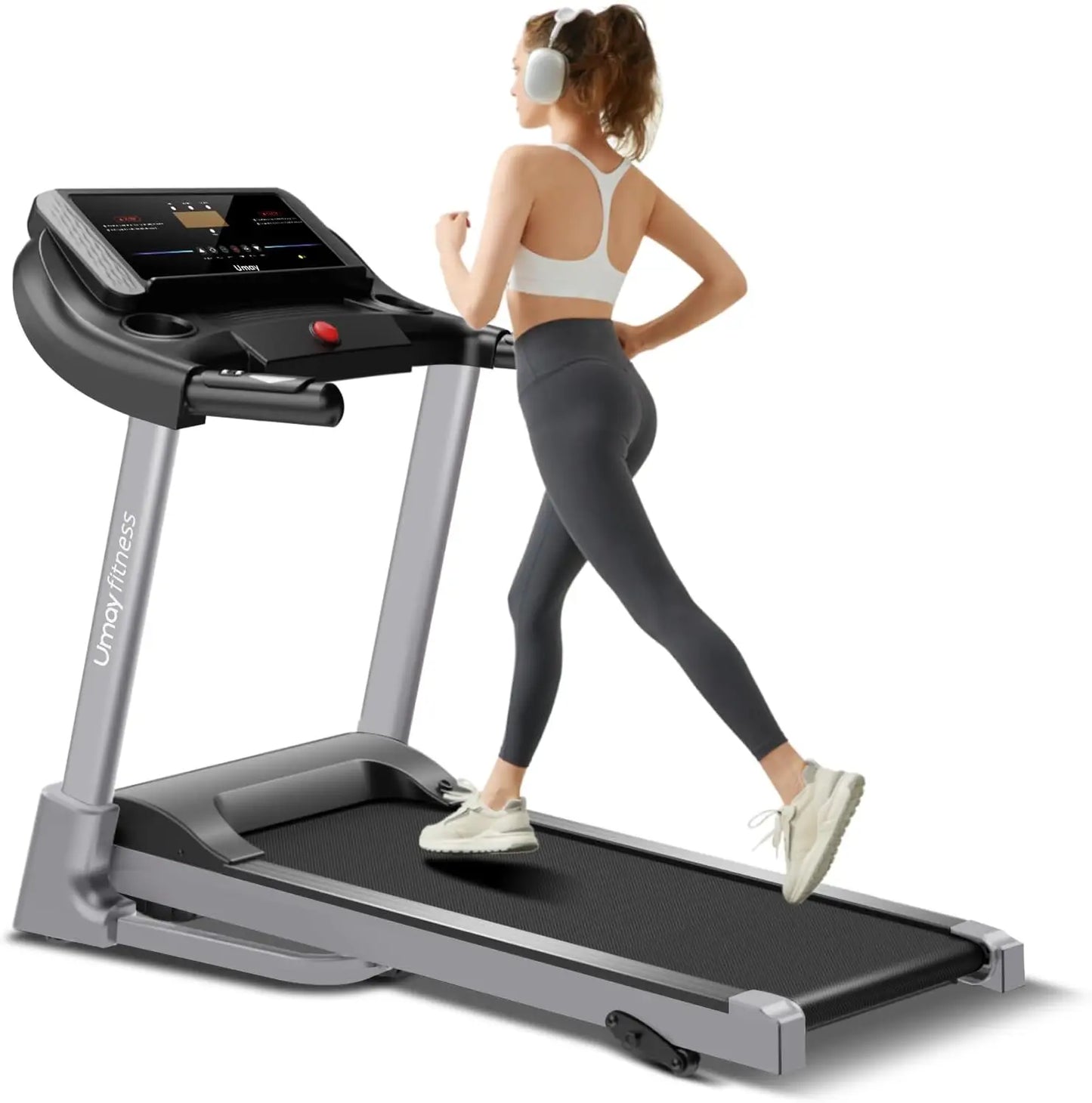 Fitness Home Auto-Folding Incline Treadmill 300 lbs Capacity