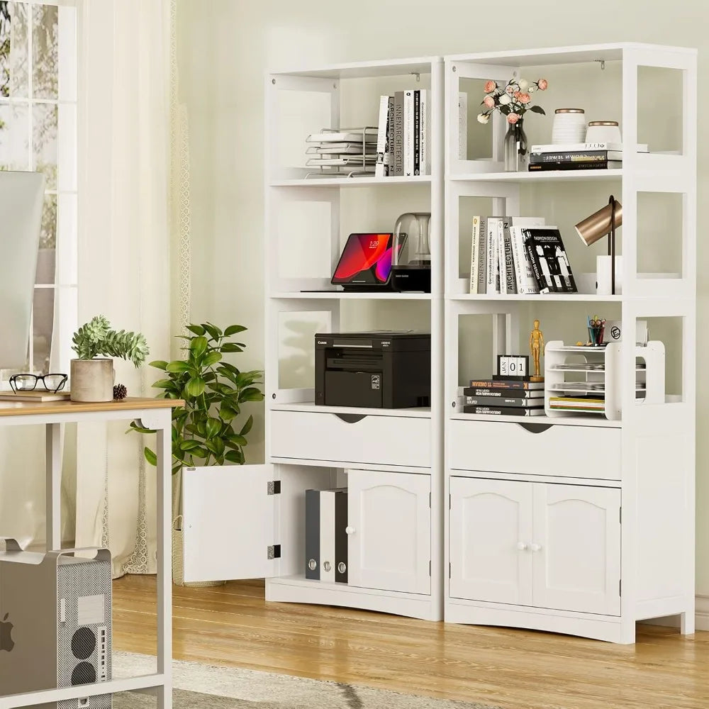 Kitchen Pantry Storage Cabinets Freestanding Tall 64''H Sideboard