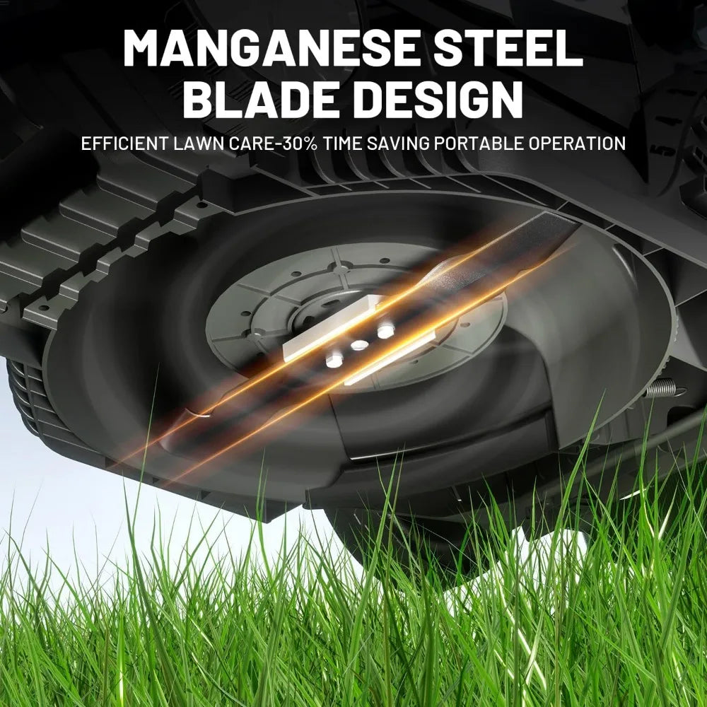 Cordless Lawn Mower , Handy+ Electric Lawn Mowers, Heights Adjustment, Light Weight