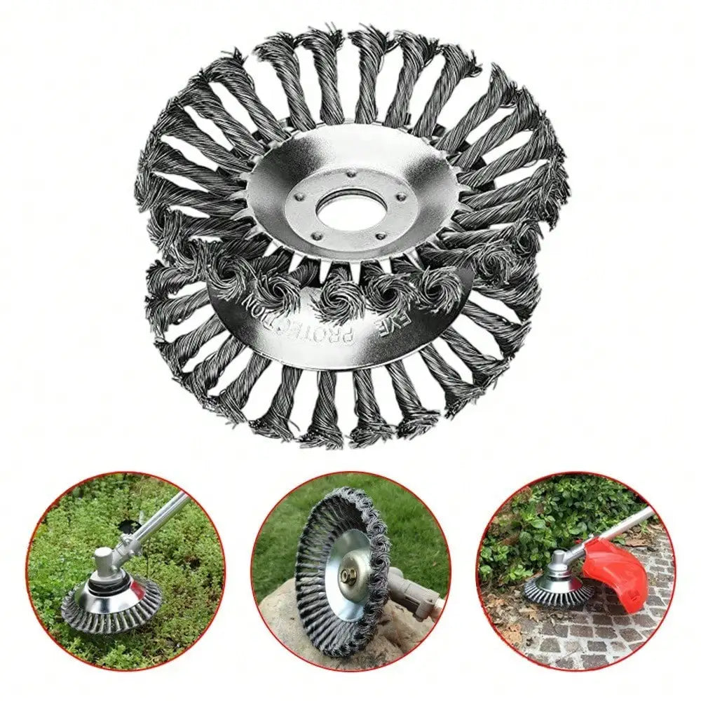Unbreakable Wired Trimmer Blade, Wire Wheel