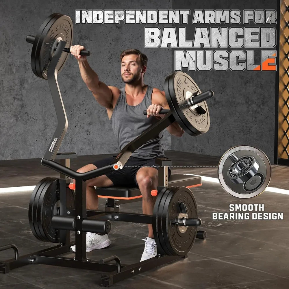 Chest Press Machine, 1250LBS Weight Bench Press Machine