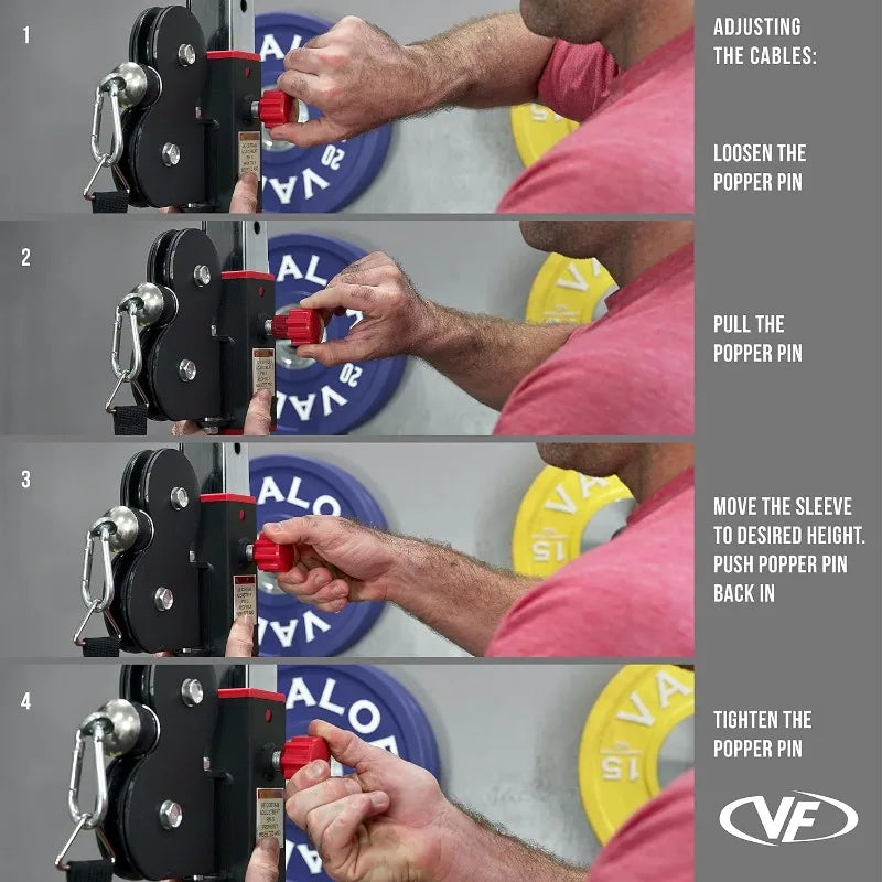 Valor Fitness BD-62 Wall Mounted Cable Machine for Home Gym