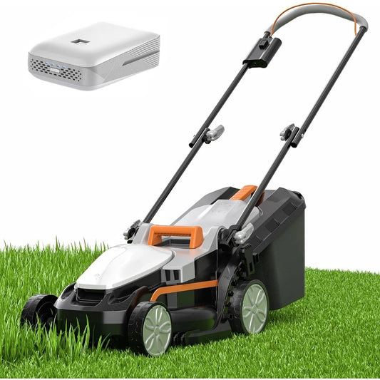 Cordless Lawn Mower 13 Inch, U20 Handy+ 20V Electric Lawn Mowers Light Weight