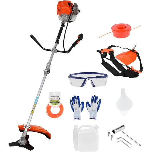 Gas Lawn Mower and Gasoline Hedge Lawn Mower, Wireless, 2 in 1, Full Function, 52CC