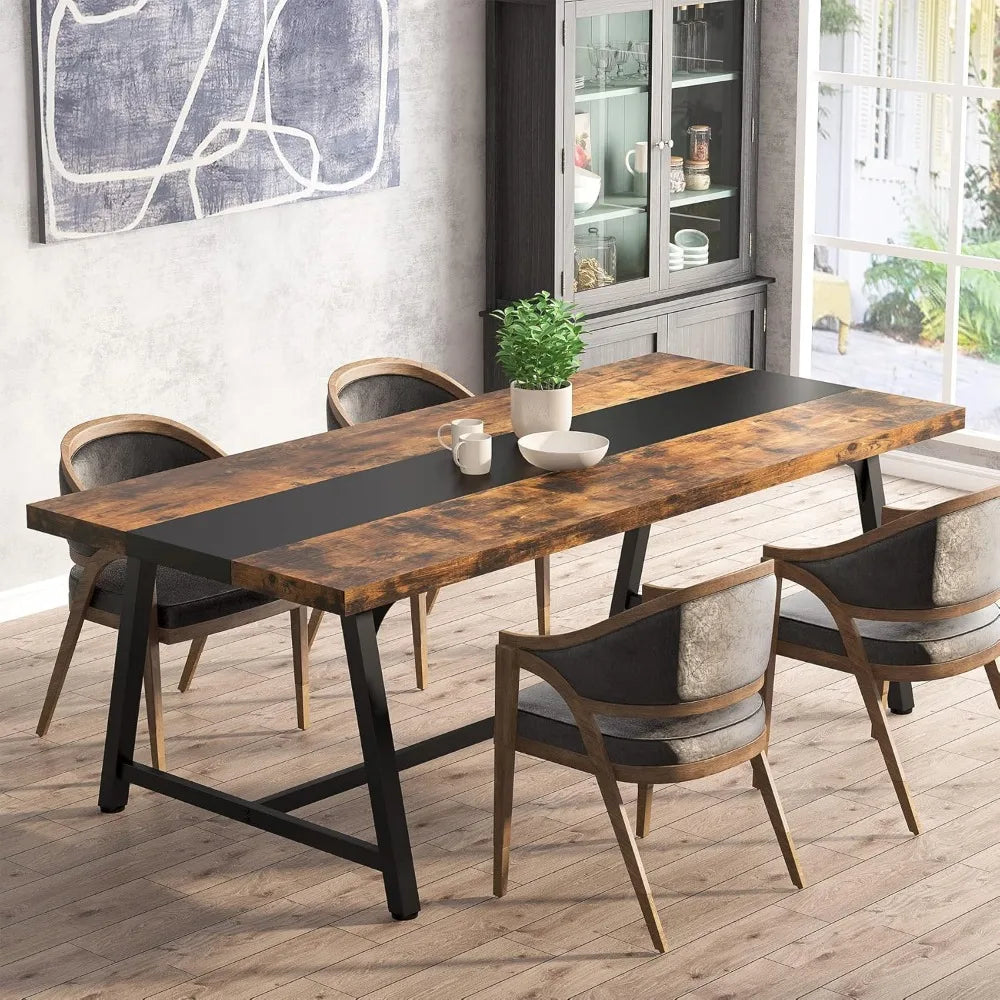 Tribesigns Dining Table for 8 People, 70.87-inch
